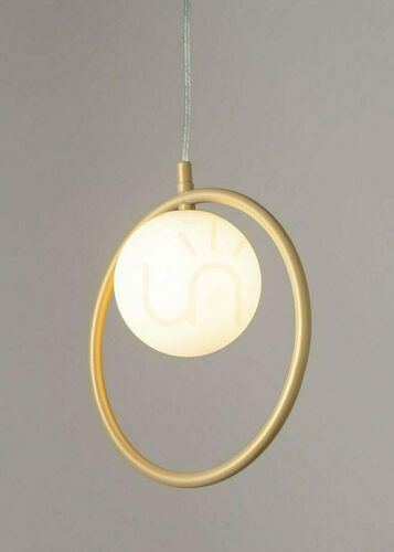 Sprawdź Lampa wisząca Sigma Aqua 1 złoty beż 12 cm 33409
