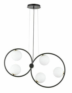 Lampa wisząca Sigma AQUA 5 czarna 12W G9 33477 small 0