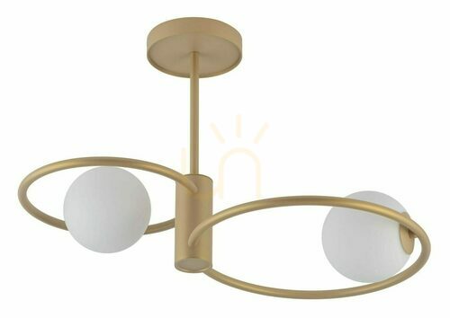 Sprawdź Plafon Sigma Aqua 2 złoty beż 55 cm stal lakierowana 33464