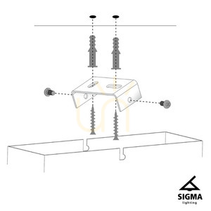 Lampa wisząca Sigma Blake 1 czarna/brązowa 33442 small 2