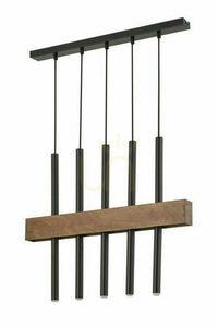 Lampa wisząca Sigma Blake 5 czarna 5xG9 61 cm 33445 small 1