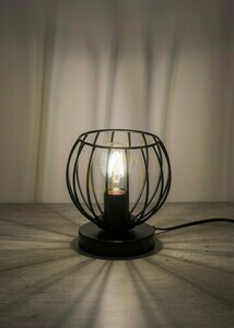 Lampa stołowa Sigma CHERRY czarna stal 16 cm E27 50310 small 2