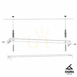 Plafon Sigma Cyber 4 czarny dąb 67 cm E27 32360 small 4