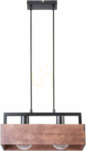 Sprawdź Lampa wisząca Sigma Dakota 2 czarno-brązowa 31748
