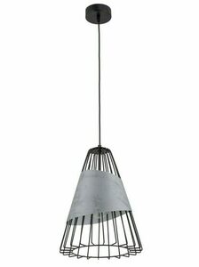 Lampa wisząca Sigma DENI L czarno-szaro-srebrna 28 cm 40536 small 0