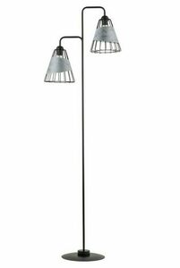 Lampa podłogowa Sigma DENI czarno-srebrna 2xE27 50347 small 0