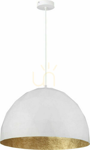 Sprawdź Lampa wisząca Sigma Diament L biało-złota 50 cm 31369