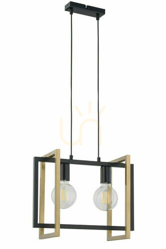 Sprawdź Lampa wisząca Sigma Eden 2 czarno-złota 32232