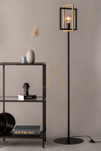 Lampa podłogowa Sigma Eden czarno-złota 50253 small 0