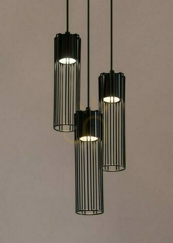 Sprawdź Lampa wisząca Sigma Fobia 3 czarna stal GU10 SKU 33456