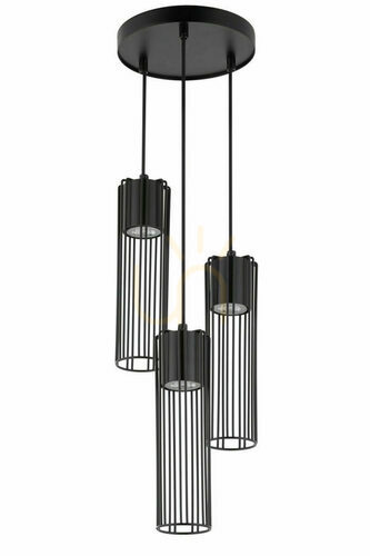 Sprawdź Lampa wisząca Sigma Fobia 3 czarna stal GU10 SKU 33456