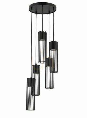 Sprawdź Lampa wisząca Sigma Fobia 5 czarna GU10 stal lakierowana 33459