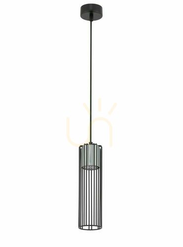 Sprawdź Lampa wisząca Sigma Fobia 1 czarno-srebrna 33448