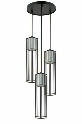 Sprawdź Lampa wisząca Sigma Fobia 3 czarno-srebrna 33457