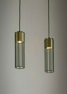 Lampa wisząca Sigma Fobia 2 czarno-złota 33452 small 1