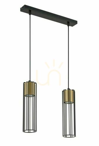 Sprawdź Lampa wisząca Sigma Fobia 2 czarno-złota 33452