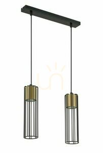 Lampa wisząca Sigma Fobia 2 czarno-złota 33452 small 0