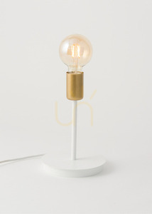 Lampa stołowa Sigma Gino biało-złota 50317 small 1