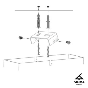 Plafon Sigma Glory 2 czarno-szary 67 cm E27 SKU 40514 small 2