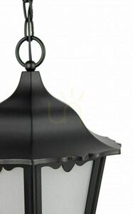 Lampa wisząca zewnętrzna SU-MA Retro Maxi czarna patynowana K 1018/1/BD small 1