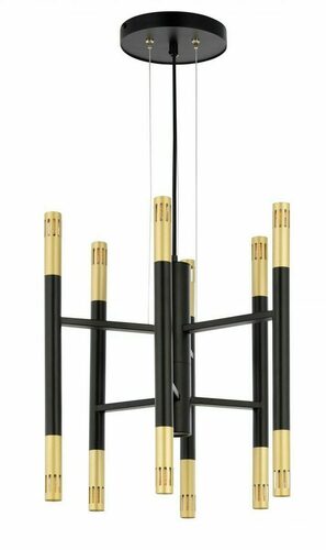 Sprawdź Żyrandol Sigma KING czarny złoty 12xG9 SKU 33219