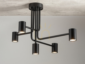 Plafon Sigma Luis 5 czarny 33422 small 2