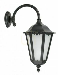 Kinkiet zewnętrzny SU-MA Retro Maxi dół czarny K 3012/1/BD small 0
