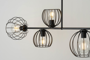 Lampa sufitowa Sigma MADAM 5 czarna 5xE27 32368 small 3