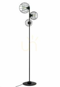 Lampa podłogowa Sigma Madam czarna stal 3xE27 163 cm 32375 small 0
