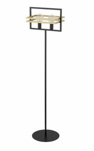 Lampa podłogowa Sigma Merci czarna złota 2xE27 50321 small 0