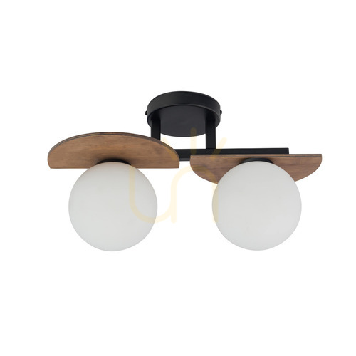 Sprawdź Plafon Sigma Mirror 2 czarny brązowy 2xG9 SKU 33301