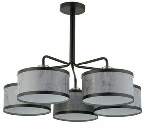 Żyrandol Sigma Opera 5 czarny szaro-srebrny 40506 small 0