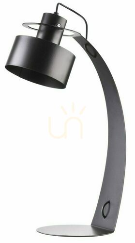 Sprawdź Lampa stołowa Sigma Rif czarna 52 cm stal lakierowana 50065