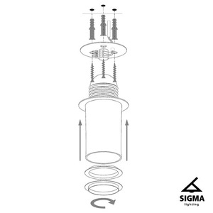 Plafon Sigma Sfera 90 srebrny 32455 small 5