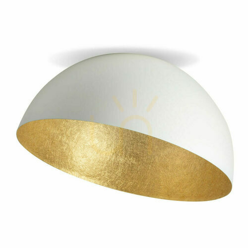 Sprawdź Plafon Sigma Sfera 90 biało-złoty 32463