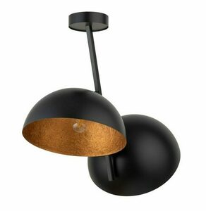 Plafon Sigma Sfera 35 2xE27 czarny miedź 32494 small 0