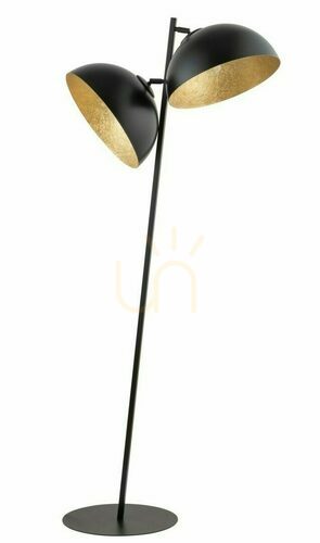 Sprawdź Lampa podłogowa Sigma Sfera czarno-złota 2xE27 50337