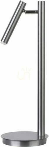 Sprawdź Lampa stołowa Sigma Sopel srebrna stal lakierowana 50194
