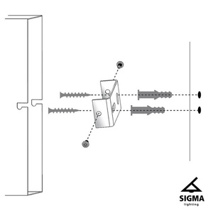 Kinkiet Sigma VARIO czarno-srebrny 40563 small 2