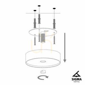 Plafon Sigma Vasco czarny stalowy 35 cm 31549 small 2