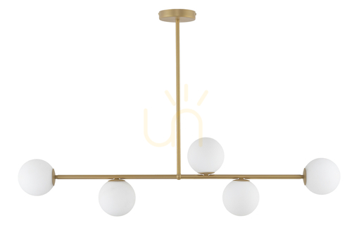Sprawdź Lampa wisząca Sigma Gama 5 złoty beż 33334