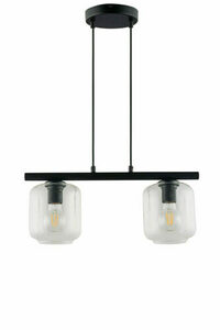 Lampa wisząca Sigma GLOSS 2 czarna transparentna 32250 small 0