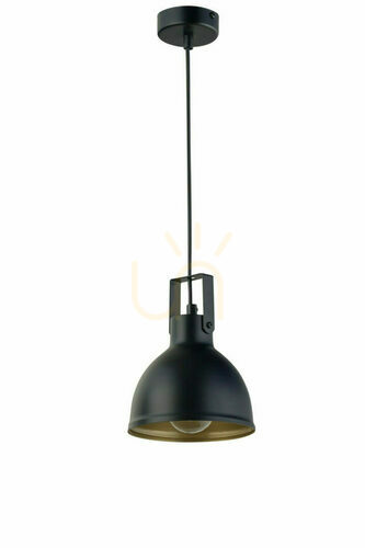 Sprawdź Lampa wisząca Sigma Mars 1 czarno-złota 15 cm 32256