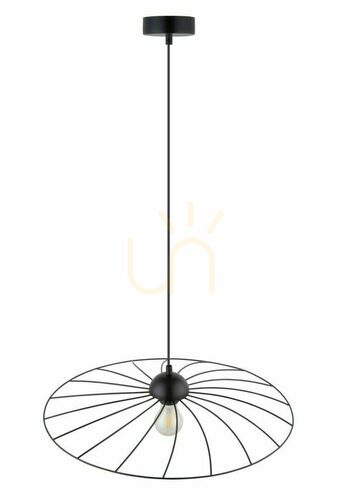 Sprawdź Lampa wisząca Sigma Panama M czarna 51 cm stal lakierowana 32414