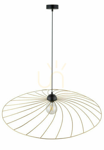 Sprawdź Lampa wisząca Sigma PANAMA L czarno-złota 79 cm E27 60W 32415