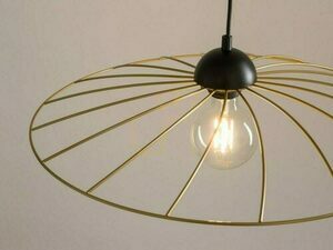 Lampa wisząca Sigma Panama M czarno-złota 51 cm 32416 small 1