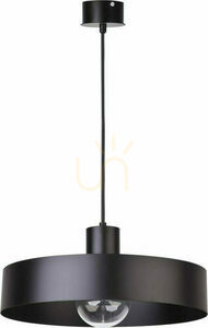 Lampa wisząca Sigma Rif 1 L czarna stalowa 35 cm SKU 30895 small 0