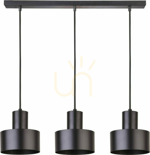 Sprawdź Lampa wisząca Sigma Rif 3 czarna 3xE27 stalowa 30899