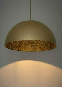 Lampa wisząca Sigma Sfera 50 złoto-czarna 32297 small 2