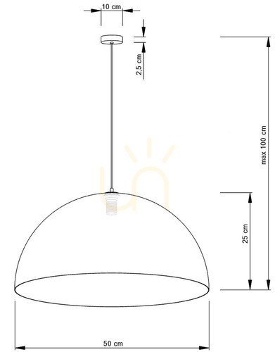 Sprawdź Lampa wisząca Sigma Sfera 50 czarno-złota 30137